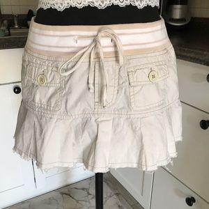 Y2k Hollister pleated cargo skirt low rise